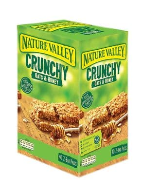 Nature Valley Crunchy Oats & Honey Cereal Bars 40 2-Bar Packs