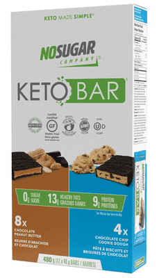 No Sugar Company Keto Bars, 12 x 40g