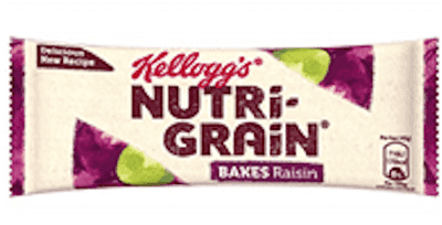 Nutri-Grain Raisin Bakes Breakfast Bar, 45 g, Pack of 24