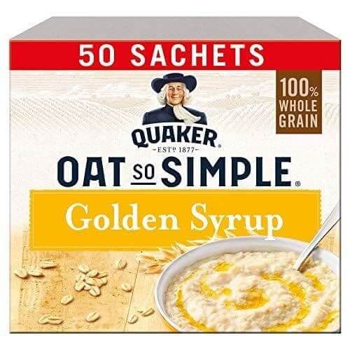 Oat So Simple Golden Syrup Porridge Sachets, 50 x 36g