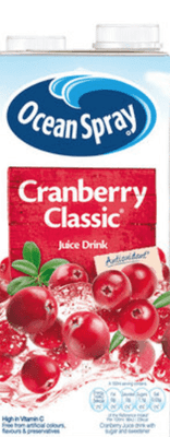 Ocean Spray - Cranberry Classic Juice Drink - 1L (Case of 12)