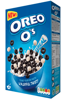Oreo O's Chocolate Hoop and Vanilla Flavour Breakfast Cereal, 350g