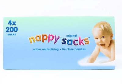 Original Nappy Sacks 4 x 200 Pack (800 Sacks)