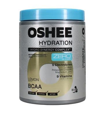 Oshee Zero Sugar Lemon Electrolyte Powder, 330g Tub
