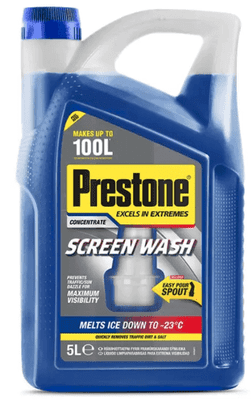 Prestone Extreme All Seasons Visibility Concentrate Car Screen Wash 5 Litre