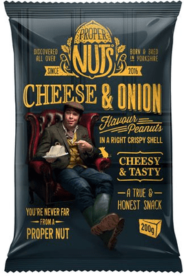 Proper Nuts Smokey BBQ Flavour Peanuts 7 x 200g Bags