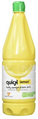 Quick Lemon Juice - Not from Concentrate 1000ml/1 Litre (Pack of 2)