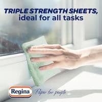 Regina Blitz Giant Household Towel - 1 Roll, 3-Ply, 260 Sheets, FSC Certified
