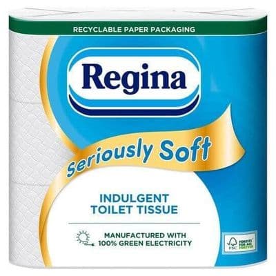 Regina Seriously Soft Toilet Tissue, 9 Rolls