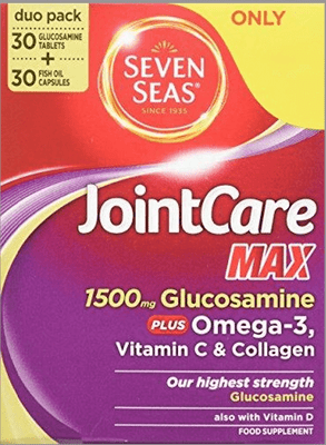 Seven Seas JointCare Max 30 Glucosamine Tablets + 30 Fish Oils Capsules, 60pk