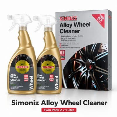 Simoniz Alloy Wheel Cleaner Trigger Spray, 2 x 1 Litre