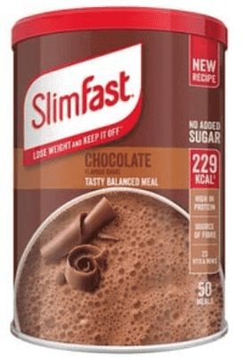 SlimFast Chocolate Flavour Shake, No added Sugar, NEW RECIPE!