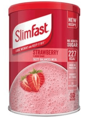 SlimFast Strawberry Flavour Shake, No added Sugar, NEW RECIPE!