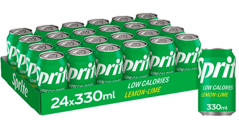 Sprite 24 x 330ml Case of 24 cans