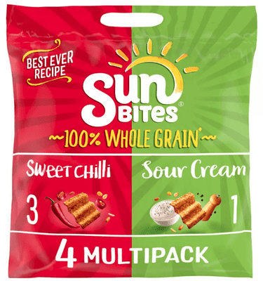 Sunbites Sweet Chilli and Sour Cream Walkers Multipack (24 x 25g)