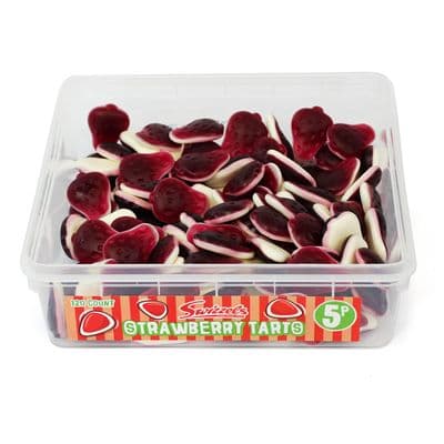 Swizzels Tub Strawberry Tarts 120 Sweets
