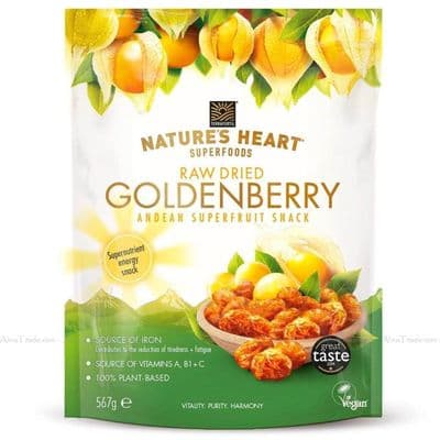 Terrafertil Nature's Heart Raw Dried Goldenberry Andean Superfruit Snack 567g