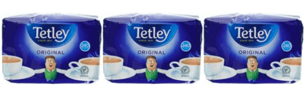 Tetley Original Tea Bags x80 & x28;Pack of 3 Total 240 Tea Bags& x29;