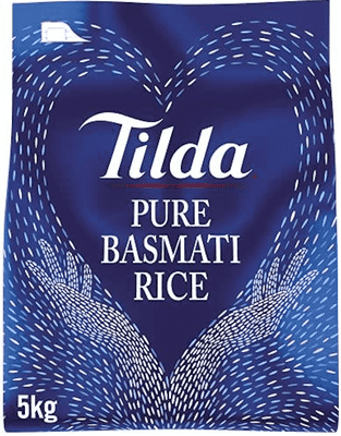 Tilda Pure Basmati Rice, 5kg
