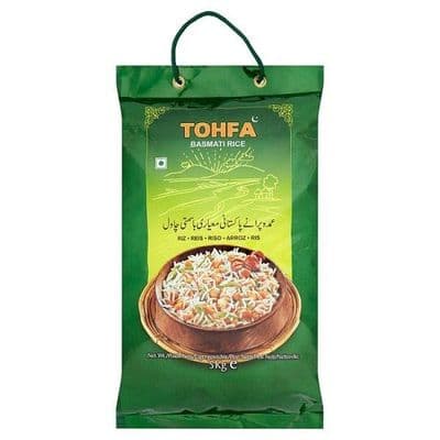 Tohfa Premium Basmati Rice, 5kg Bag