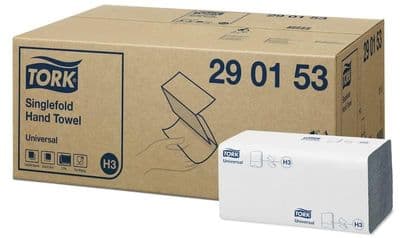 Tork Singlefold Hand Towel, 15 x 300 Sheets