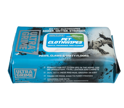 UltraGrime Pet Cleaning Wet Wipes 80 Pack