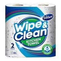 Velvet Wipe & Clean Plus Household Towels 20 Rolls