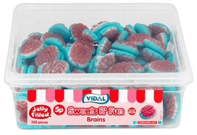 Vidal Jelly Filled Fun Brains 780g
