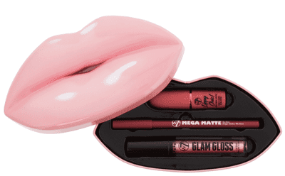 W7 Kiss Kit Lip Gift Set Mauve Over