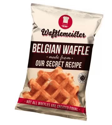 Wafflemeister Belgian Waffles 28 x 90g