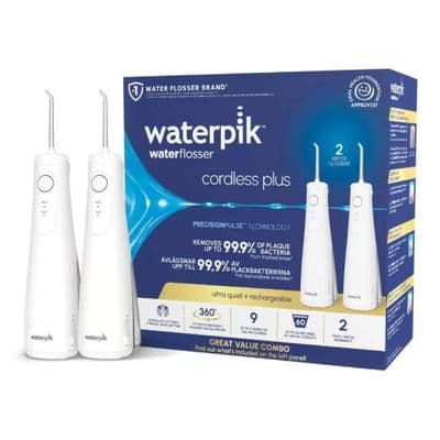 Waterpik Cordless Dental Water Flosser Set of 2