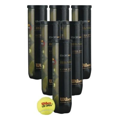 Wilson US Open Extra Duty Tennis Balls 6 Tubes 24 Pack