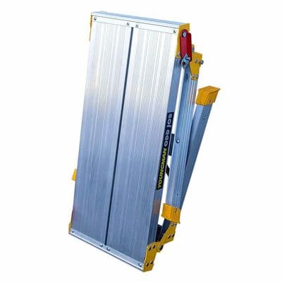 Young man Odd Job Fixed Height Low Level Work Platform, Perfect for DIY