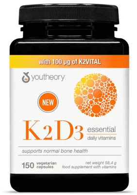 Youtheory K2D3, Essential Daily Vitamins 150 count