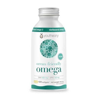 Youtheory Plant Based Omega Softgels 120 Capsules