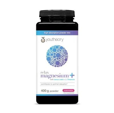 Youtheory Watermelon Magnesium Drink Mix 400g