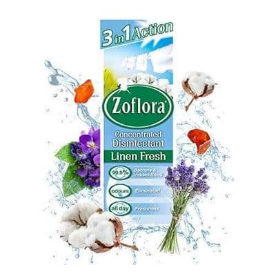 Zoflora Linen Fresh Concentrated Disinfectant, 500 ml