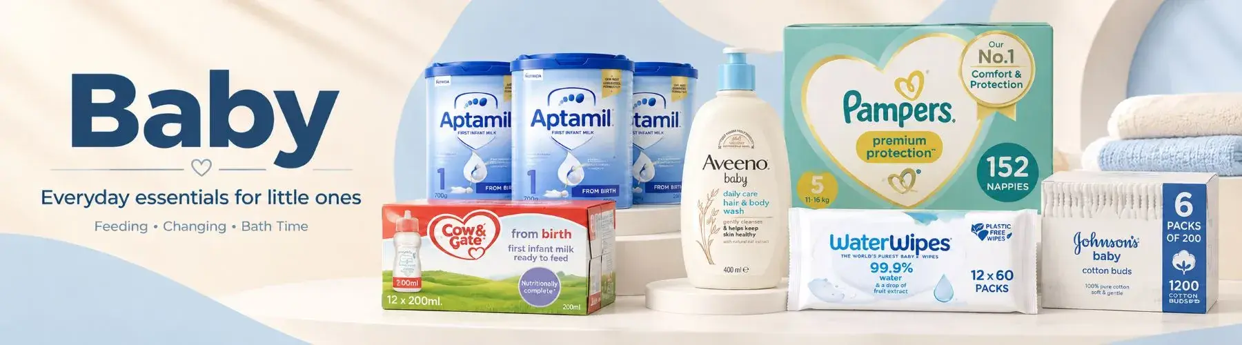 Baby essentials, infant care and feeding products from Wildflower Trading