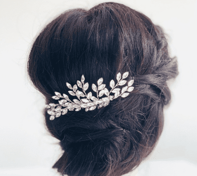 Alicia Silver Vintage Style Hair Vine