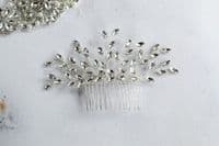 Alicia Silver Vintage Style Hair Vine