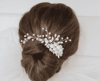 Alisa Pearl Opal Hair Clip