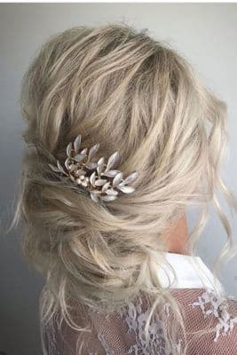 Ariana Gold Leaf Hair Comb