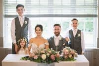 Artificial Dusty Pink and Mauve Bridal Bouquet – Artificial Blush Rose Wedding Flowers