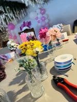 Artificial Faux Flower Crown Workshop For Hen Do