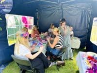 Artificial Faux Flower Crown Workshop For Hen Do