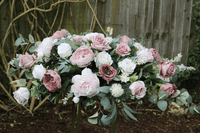 Artificial Mauve and Blush BIndigo Artificial Mauve, Bluridal Bouquet – Pink,  Mauve Wedding Flowers