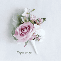 Artificial Mauve Rose Bridal Bouquet – Blush Pink Wedding Flowers – Faux Mauve Roses for Bride