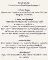 Artificial Pastel Wedding Bouquet – Lilac, Pink, Blue & Yellow  -Pastel Wedding Flowers