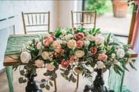 Blush Pink Artificial Wedding Arch Flowers