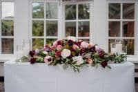 Artificial Faux Berry Pink, Blush Bridal Bouquet - Blush, Pink, Plum Wedding Bouquet